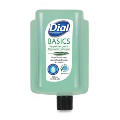 Dial Professional Basics MP Free Liquid Hand Soap Refill for Versa Dispenser, 15 oz Refill Bottle, 6/Carton (DIA33827)