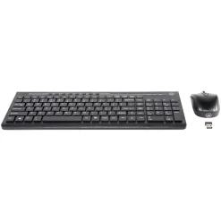 Digital Innovations 4270100 USB Wireless Keyboard and Optical EasyGlide Mouse, Black