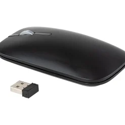 Digital Innovations LoPro Wireless Abidextrous Optical 2.4 GHz Mouse, Black (32312)