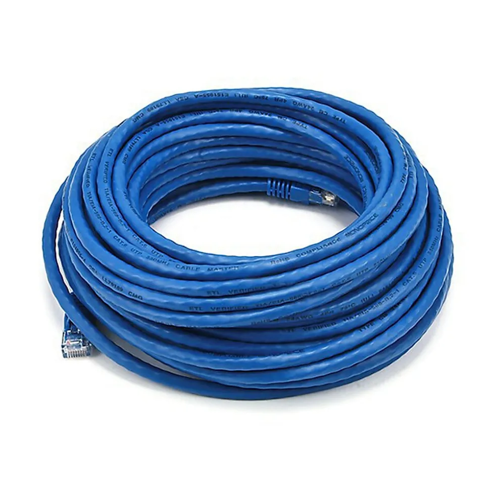 Digiwave EM746100 100 ft. Cat5e Network Cable, Blue