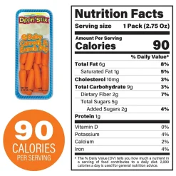 Dippin' Stix Carrots and Ranch Snack Kit, 2.75, 6/Box (307-00369)