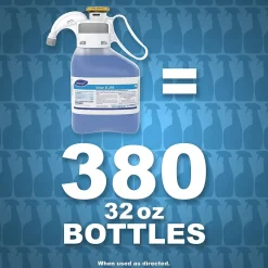 Diversey Virex II 256 Disinfectant Cleaner and Deodorant, SmartDose Bottle, Mint, 2/Carton (5019317)