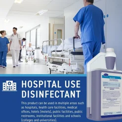 Diversey Virex II 256 One-Step Disinfectant Cleaner and Deodorant, 32 oz., 6/Carton (04331.)