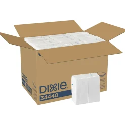 Dixie Dinner Napkin, 2-ply, White, 3024 Napkins/Pack (34440CT)