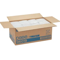 Dixie 1/4-Fold 1-Ply Beverage Napkin by GP PRO, White, 500 Napkins/Pack, 8 Packs/Case (96019/96017)