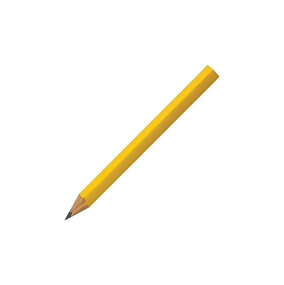 Dixon Golf Pre-Sharpened Wooden Pencil, 2.2mm, #2 Soft Lead, 144/Box (14998)