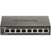 D-Link DGS-1100 Series 8-Port Gigabit Ethernet Smart Switch, Black (DGS-1100-08V2)