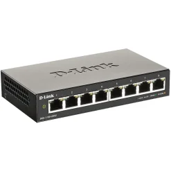 D-Link DGS-1100 Series 8-Port Gigabit Ethernet Smart Switch, Black (DGS-1100-08V2)