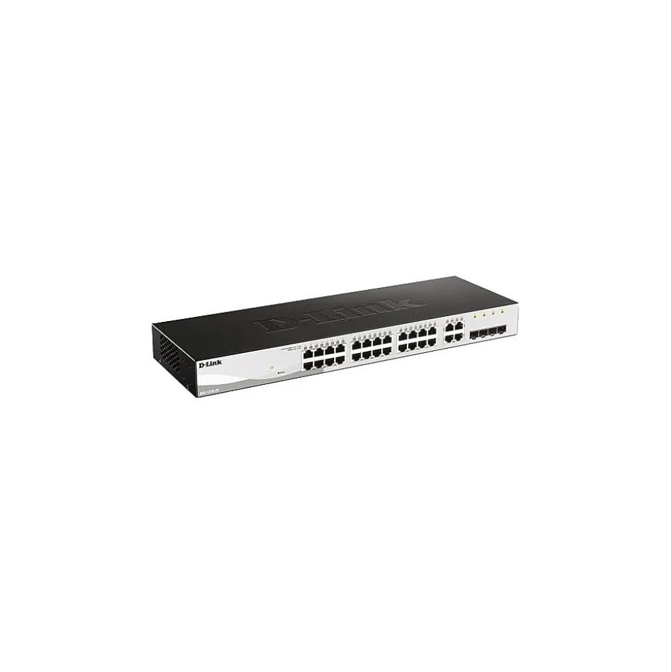 D-Link 28-Port Gigabit Ethernet Managed Switch, 10/100/1000 Mbps (DGS-1210-28)