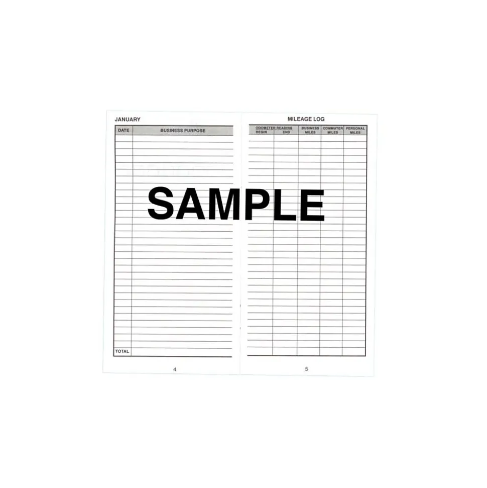 Dome Auto Mileage Log Record Book, 3.25" x 6.25", Gray (770)