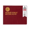 Dome Notary Public Record Book, Red (880)