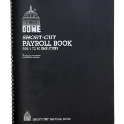 Dome Short-Cut Payroll Book, 8 Columns, 11.25
