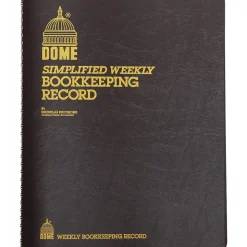 Dome Simple Weekly Bookkeeping Record, 8.75
