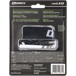 Dorcy Ultra HD 650-Lumen LED Rechargeable Headlamp with Motion Sensor, Red & Black (41-4337)