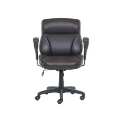Dormeo Bonded Leather Task Chair, Brown (51451)