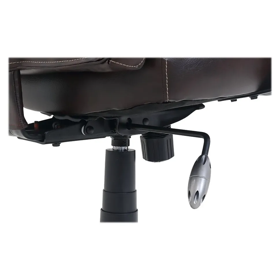 Dormeo Bonded Leather Task Chair, Brown (51451)