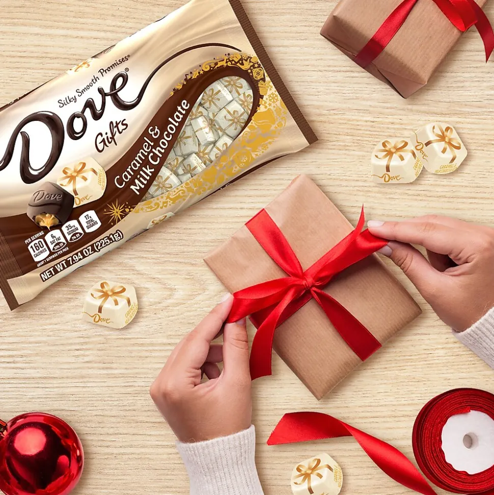 Dove Promises Milk Chocolate & Caramel Christmas Candy, 7.94 oz. (MMM59120)