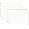 Dowling Magnets Double-Sided Plastic Dry-Erase Whiteboard, 12" x 8.75", 6/Bundle (DO-7200000-6)
