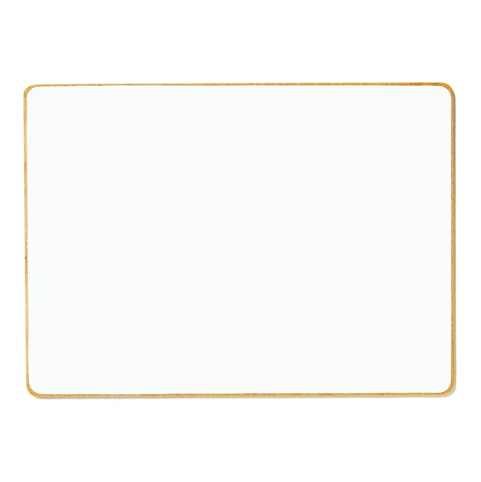Dowling Magnets Double-Sided Plastic Dry-Erase Whiteboard, 12" x 8.75", 6/Bundle (DO-7200000-6)