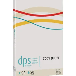 DPS by Staples 11" x 17" Copy Paper, 20 lbs., 92 Brightness, 500/Ream (DPS01117)