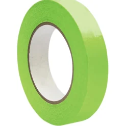 DSS Distributing 1" x 55 Yds, Premium Grade Masking Tape, Light Green, 6 Rolls/Bundle (DSS46166-6)
