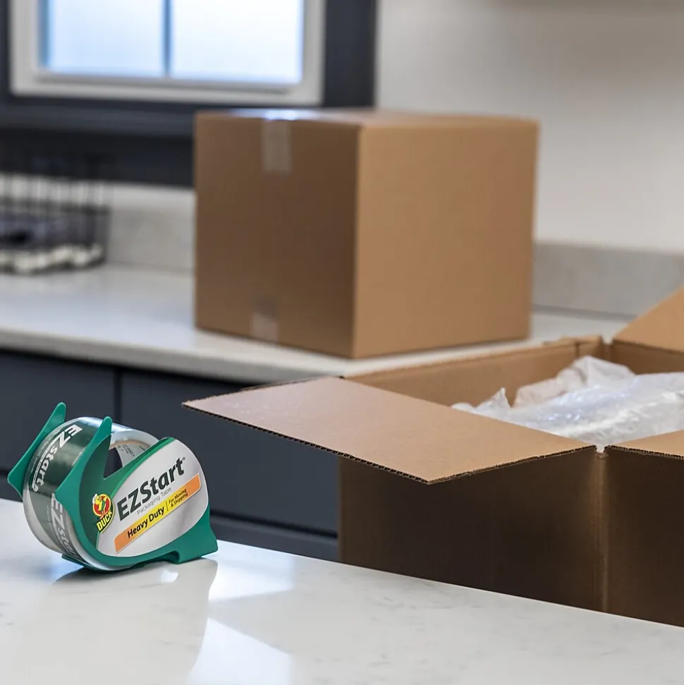 Duck EZ-Start Packing Tape with Dispenser, 1.88" x 30 yds., Clear (393192/313078)