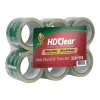 Duck HD Clear Heavy Duty Packing Tape, 3" x 54.6 yds., Clear, 6/Pack (307352/7496)