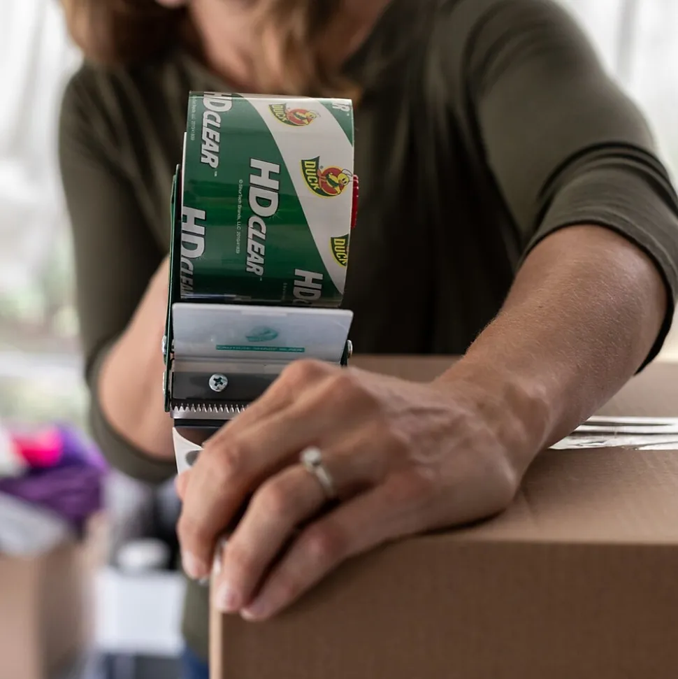 Duck HD Clear Heavy Duty Packing Tape, 1.88" x 54.6 yds., Clear, 6/Pack (441962/7295)