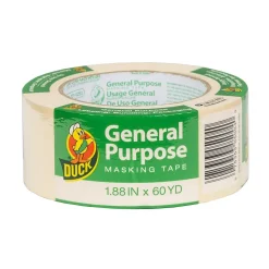 Duck Masking Tape, 1.88" x 60 yds., Beige (394700)
