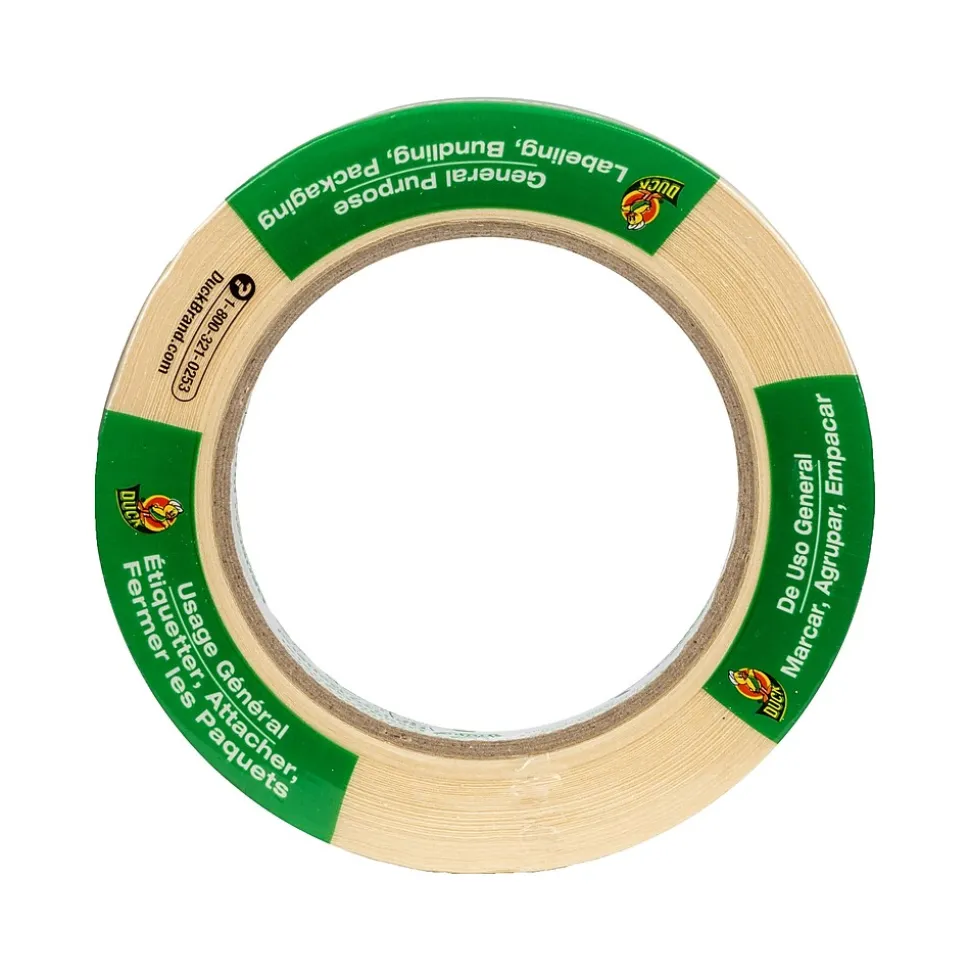 Duck Masking Tape, 0.94" x 60 yds., Beige (394693)
