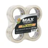 Duck Max Strength Heavy Duty Packing Tape, 1.88" x 54.6 yds., Clear, 4/Pack (241511)