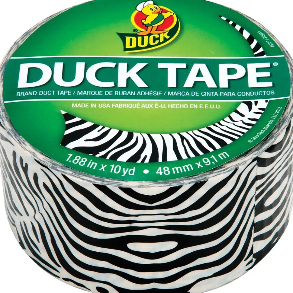 Duck Tape® Brand Colored Duct Tape, Zebra Print