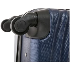 DUKAP Adly 3-Piece Hardside Spinner Luggage Set, Navy Blue (DKADLSML-BLU)