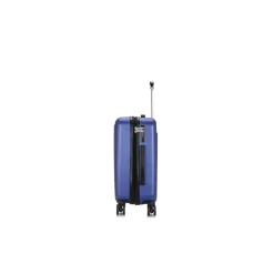 DUKAP Crypto 19.75" Hardside Carry-On Suitcase, 4-Wheeled Spinner, TSA Checkpoint Friendly, Blue (DKCRY00S-BLU)