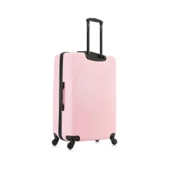 DUKAP Discovery 3-Piece Hardside Spinner Luggage Set, Pink (DKDISSML-PNK)