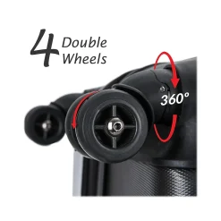 DUKAP Intely 2-Piece Hardside Spinner Luggage Set, TSA Checkpoint Friendly, Wine (DKINT0SM-WIN)