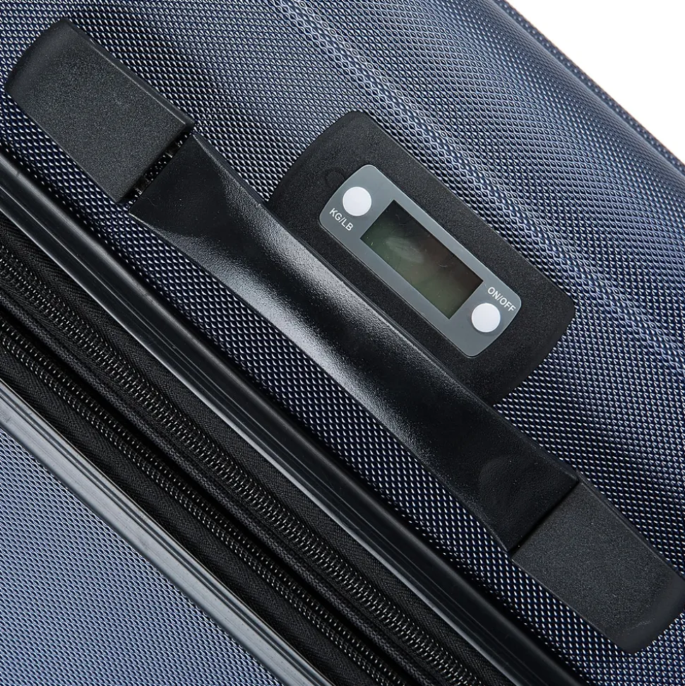 DUKAP Intely 2-Piece Hardside Spinner Luggage Set, TSA Checkpoint Friendly, Blue (DKINT0SM-BLU)