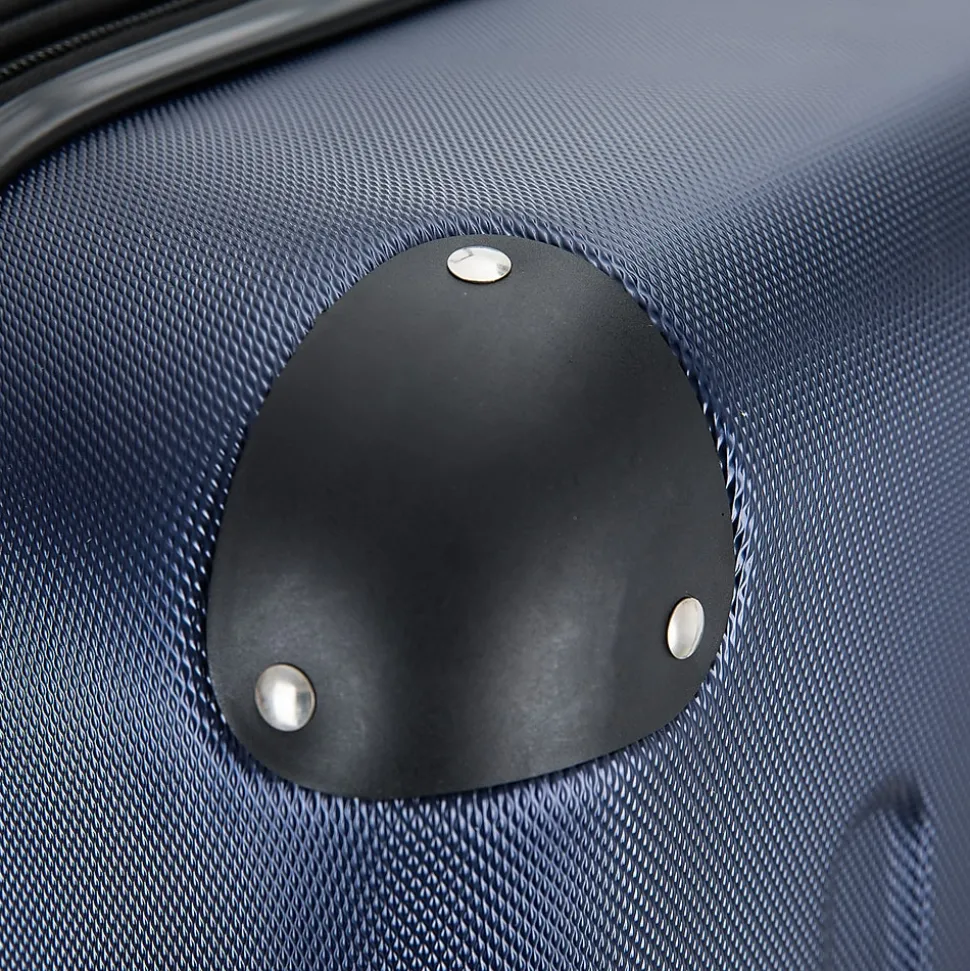 DUKAP Intely 2-Piece Hardside Spinner Luggage Set, TSA Checkpoint Friendly, Blue (DKINT0SM-BLU)