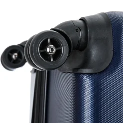 DUKAP Intely 2-Piece Hardside Spinner Luggage Set, TSA Checkpoint Friendly, Blue (DKINT0SM-BLU)