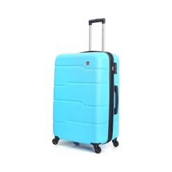 DUKAP Rodez 3-Piece Hardside Spinner Luggage Set, TSA Checkpoint Friendly, Light Blue (DKRODSML-LBL)