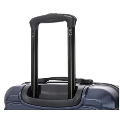 DUKAP Sense 3-Piece Hardside Spinner Luggage Set, Blue (DKSENSML-BLU)