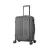 DUKAP Stratos 20" Hardside Carry-On Suitcase, 4-Wheeled Spinner, TSA Checkpoint Friendly, Black (DKSTR00S-BLK)