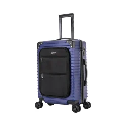 DUKAP Tour 20" Hardside Carry-On Suitcase, 4-Wheeled Spinner, TSA Checkpoint Friendly, Blue (DKTOU00S-BLU)