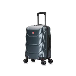 DUKAP Zonix 20" Hardside Carry-On Suitcase, 4-Wheeled Spinner, Green (DKZON00S-GRE)