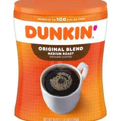Dunkin' Original Blend Ground Coffee, Medium Roast, 30 oz. Canister (8133401102)