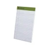 Earthwise by Ampad Notepads, 5" x 8", College Ruled, White, 40 Sheets/Pad, 6 Pads/Pack (40112R)