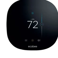 ecobee 3 Lite 2.0 WiFi Smart Thermostat, White/Black/Silver (EB-STATE3LT-02)