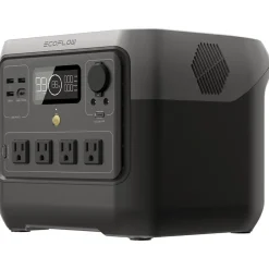 Ecoflow RIVER 2 Pro 4-Outlet Portable Power Station, Black (ZMR620-B-US)
