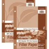 Ecology Wide Ruled Filler Paper, 8.5" x 11", 3-Hole Punched, 500 Sheets/Pack, 2/Bundle (PAC2416-2)
