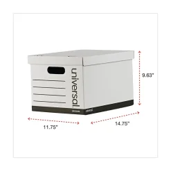 Economy Boxes, 12 x 15 x 9 7/8, White, 10/Carton